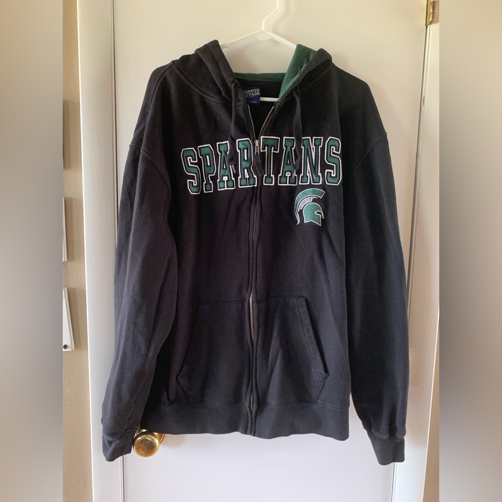 Black Michigan State Spartans Hoodie
